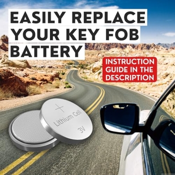 Ford Lincoln Key Fob Batteries - 2-Pack Replacement