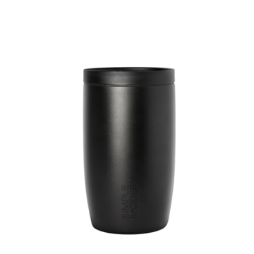 Stylish 12oz Insulated Travel Coffee Mug for All | Midnight Black