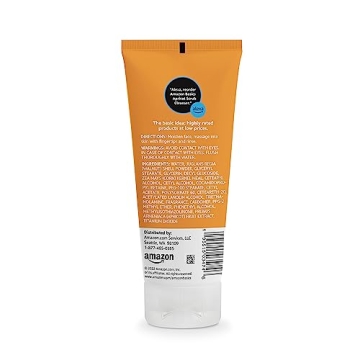 Amazon Basics Apricot Scrub Facial Cleanser - 6 Ounces of Gentle Care
