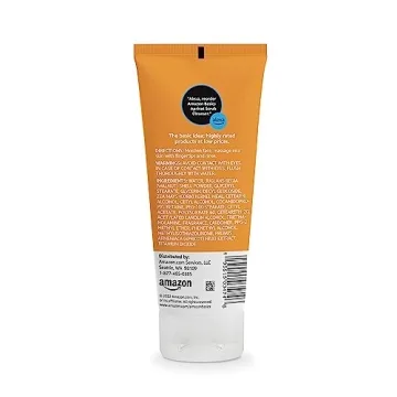 Amazon Basics Apricot Scrub Facial Cleanser - 6 Ounces of Gentle Care