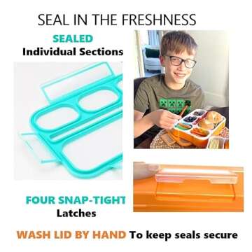 Kinsho Bento Box Set | Leakproof Lunch Containers for All