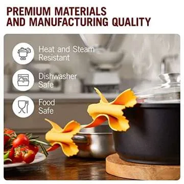 Fun Pasta Shaped Kitchen Tools Set - Gift Box Included