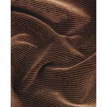 Alimens & Gentle Men's Corduroy Pant Straight Fit Flat-Front Casual Chino Pants