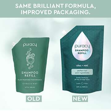 Puracy Shampoo - 48 Oz, Sulfate-Free & Natural Hair Care Solution