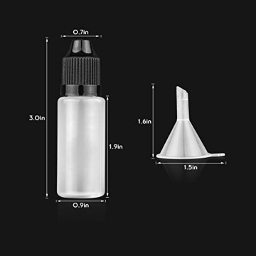 Buy ABuff 15ml LDPE Plastic Dropper Bottles - 50PCS