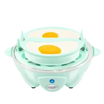 Elite Gourmet Easy Electric 7 Egg Capacity Soft, Medium, Hard-Boiled Cooker Poacher, Scrambled, Omelet Maker with Auto Shut-Off and Buzzer, BPA Free