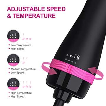 Professional 4 in 1 Blow Dryer Brush and Styler