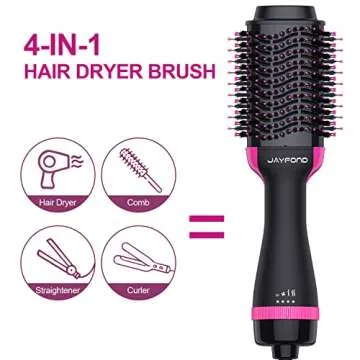 Professional 4 in 1 Blow Dryer Brush and Styler