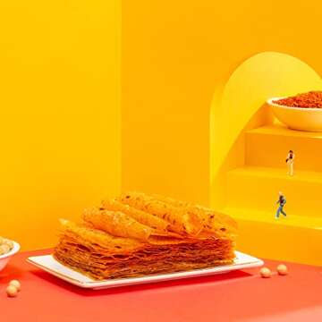 Yuan shi & Genji food(源氏), Hot And Spicy Flavor, Chinese Spicy Snack 0.92 Ounce (Pack of 10) High-Proteinsoy Products, Zero Hormones, Low Saturated Fat Spicy Food - Dormitories, Bedrooms, Games, Camping, Work Or Home.