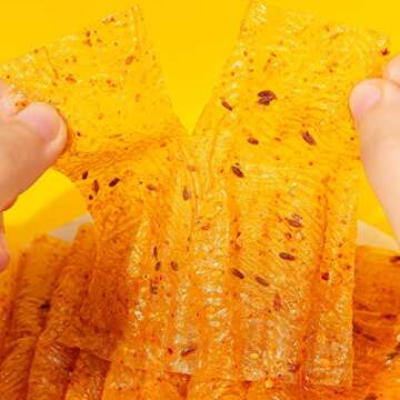 Yuan shi & Genji food(源氏), Hot And Spicy Flavor, Chinese Spicy Snack 0.92 Ounce (Pack of 10) High-Proteinsoy Products, Zero Hormones, Low Saturated Fat Spicy Food - Dormitories, Bedrooms, Games, Camping, Work Or Home.