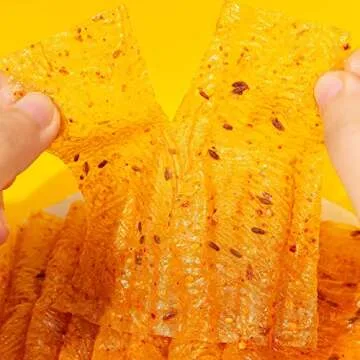 Yuan shi & Genji food(源氏), Hot And Spicy Flavor, Chinese Spicy Snack 0.92 Ounce (Pack of 10) High-Proteinsoy Products, Zero Hormones, Low Saturated Fat Spicy Food - Dormitories, Bedrooms, Games, Camping, Work Or Home.