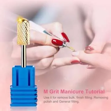 Safety Nail Drill Bits for Manicure & Pedicure