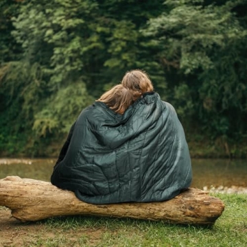 KawaGebo Kamp Outdoor Sherpa Fleece Camping Blanket