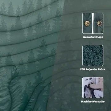 KawaGebo Kamp Outdoor Sherpa Fleece Camping Blanket