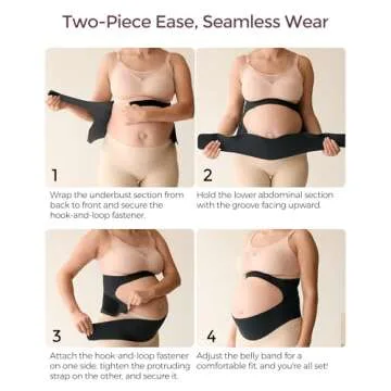 Momcozy Pregnancy Belly Band for Ultimate Comfort