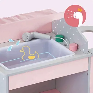Olivia's 6-in-1 Baby Doll Changing Station for Kids