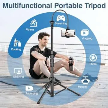 Nineigh 88" Tripod - Flexible Gooseneck & Remote Accessory