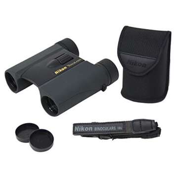 Nikon Trailblazer 8x25 ATB Binoculars - Compact, Waterproof, Perfect for Hiking and Bird Watching! 8...