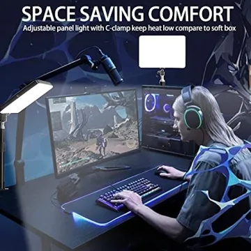 LED Desk Bi-Color Key Light for Perfect Lighting Solutions