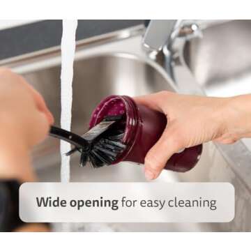 Herobility Double Anti-Colic Baby Bottles – 8.5 fl oz/240ml – 3-Pack – Peach