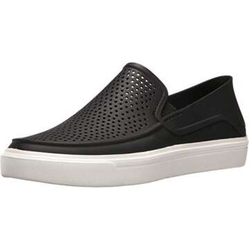 crocs Women's Citilane Roka Slip-On W , Black, 5 M US