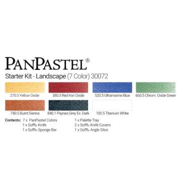 PanPastel Artist Pastels Starter Set with Sofft Tools