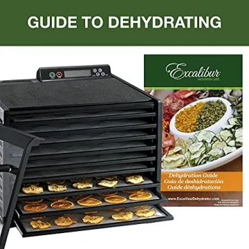 Excalibur 3948CDB Dehydrator with 9 Trays & Timer