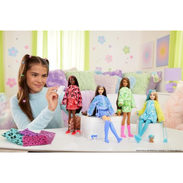 Barbie Cutie Reveal Doll with 10 Surprises for Kids