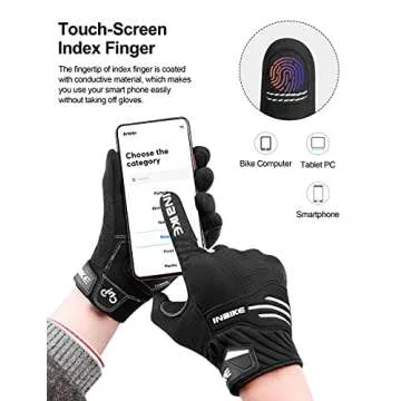 Buy INBIKE Breathable Motorcycle Gloves for Men - Touchscreen