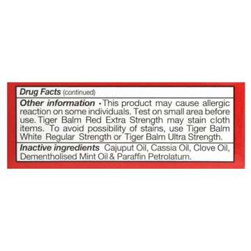 Tiger Balm Extra Strength Pain Relief 4 GM - Herbal Formula