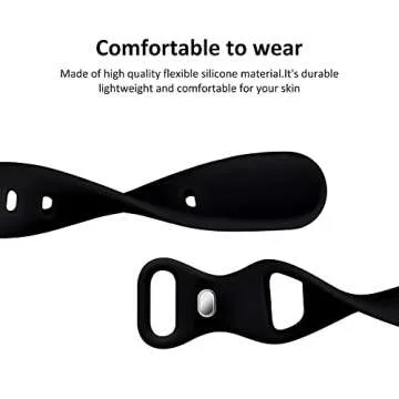 Acrbiutu Thin Slim Watch Band for Apple Watch - Stylish Silicone Strap