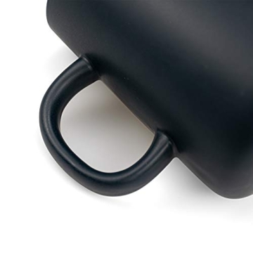 Foraineam Set of 4 Coffee Mugs - Frosted Ceramic Cups