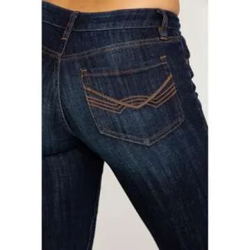 Idyllwind Women's Whiskey Debbie Dark Wash Bootcut Stretch Jeans - IF19J6-DKW 4W x 32L