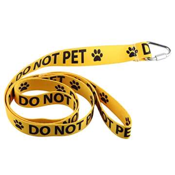 PWHAOO Dot Not Pet/Do Not Touch Me/Ask to Pet Nervous Dog Lead Shy Rescue Dog Gift Nervous Shy Dog G...