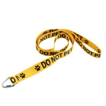 PWHAOO Dot Not Pet/Do Not Touch Me/Ask to Pet Nervous Dog Lead Shy Rescue Dog Gift Nervous Shy Dog Gift (Dot Not Pet Leash)
