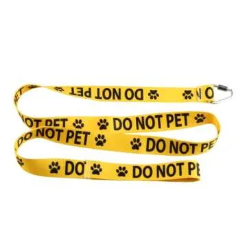 PWHAOO Dot Not Pet/Do Not Touch Me/Ask to Pet Nervous Dog Lead Shy Rescue Dog Gift Nervous Shy Dog Gift (Dot Not Pet Leash)