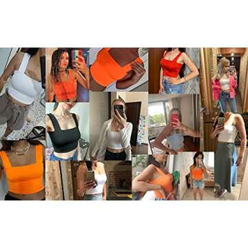 Abardsion Sexy Sleeveless Crop Tank Top - Light Blue