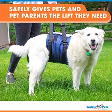 Support Sling Dog Harness for Full Body Support | Prevents Injuries | Helps with Post-Surgical Rehab...