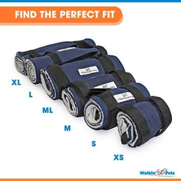 Support Sling Dog Harness for Full Body Support | Prevents Injuries | Helps with Post-Surgical Rehabilitation | Height Adjustable Handles