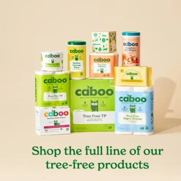 Caboo Eco-Friendly Tree Free Toilet Paper 24 Double Rolls