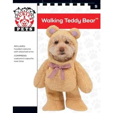 Rubies Walking Teddy Bear Pet Costume, XX-Large for Themed Parties and Halloween