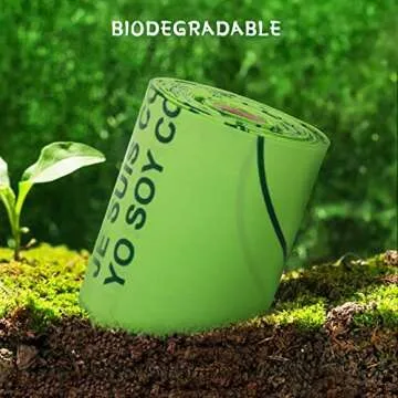 Lingtoolator s, Extra Thick Pet Waste Bag with DPI Biodegradable 8 Rolls, 100% Leak Proof Poop Bags Jasmine, Outdoor and Indoor 120PCS