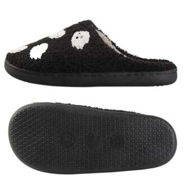 ULEL Pumpkin Slippers for Warm Halloween Cozy Fit