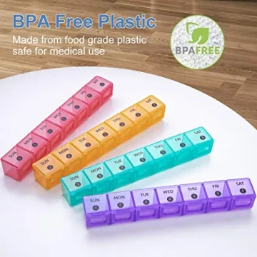 DANYING XL Monthly Pill Organizer - 28 Days Medication Case