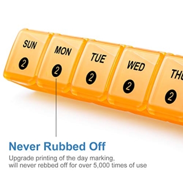 DANYING XL Monthly Pill Organizer - 28 Days Medication Case