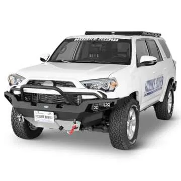 u-Box 4Runner Full Width Front Bumper with Winch Plate & D-Ring Mounts