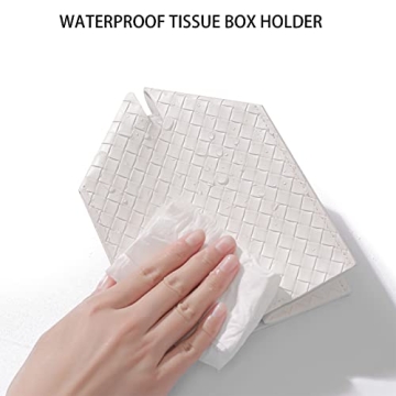 Stylish PU Leather Tissue Box Cover for Home Decor