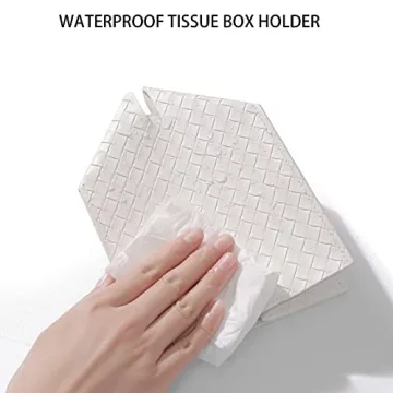 Stylish PU Leather Tissue Box Cover for Home Decor
