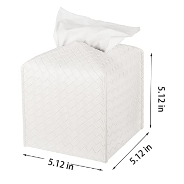 Stylish PU Leather Tissue Box Cover for Home Decor