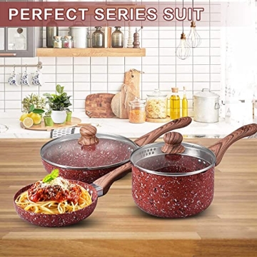 KOCH SYSTEME CS Nonstick Cookware Set for Healthy Cooking